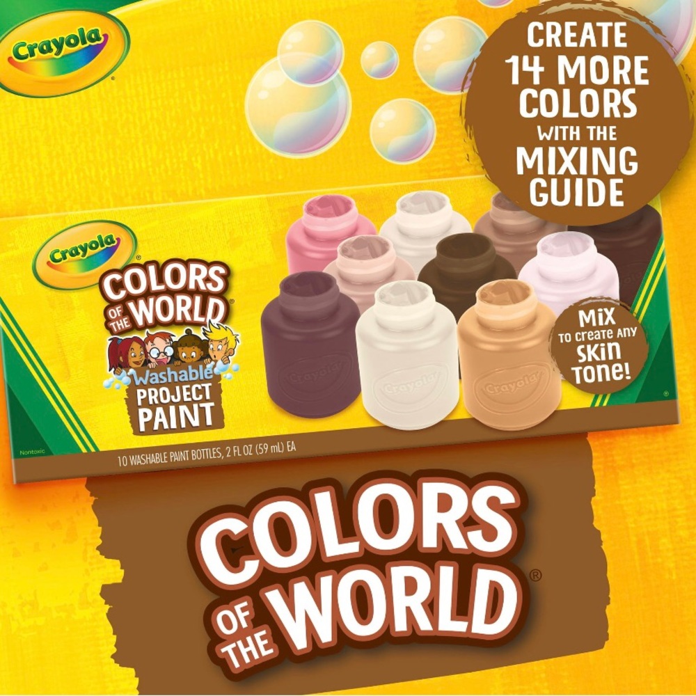 Crayola Colors of the World Washable Project Paint 10 count (NWT) - Picture 13 of 15